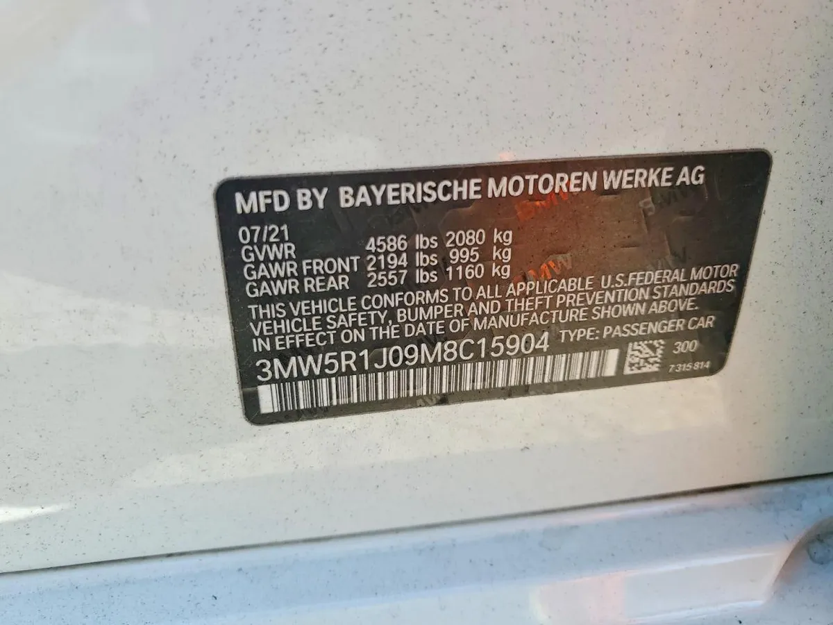 BMW 330I 2021