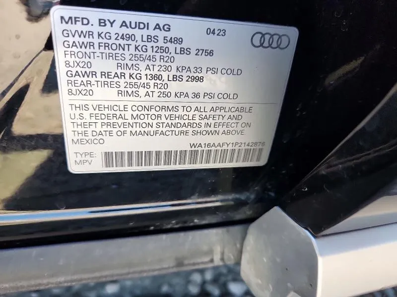 AUDI Q5 SPORTBACK PRESTIGE 45 2023