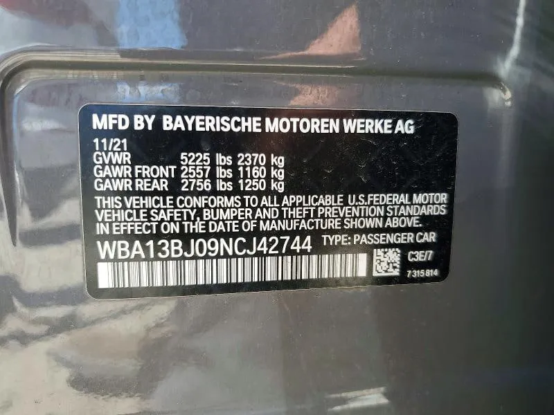 BMW 530 XI 2022