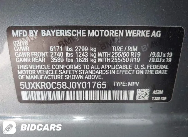 BMW X5 XDRIVE35I 2018