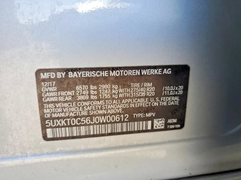 BMW X5 XDR40E 2018