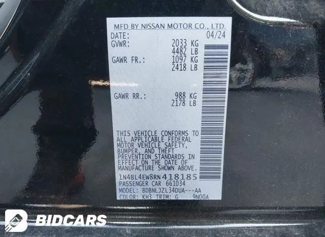 NISSAN ALTIMA SL INTELLIGENT AWD 2024