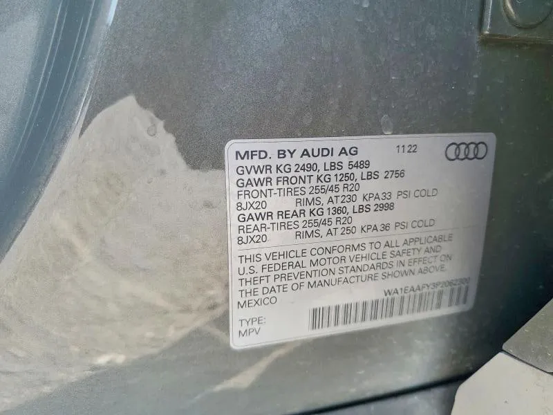 AUDI Q5 PREMIUM PLUS 45 2023