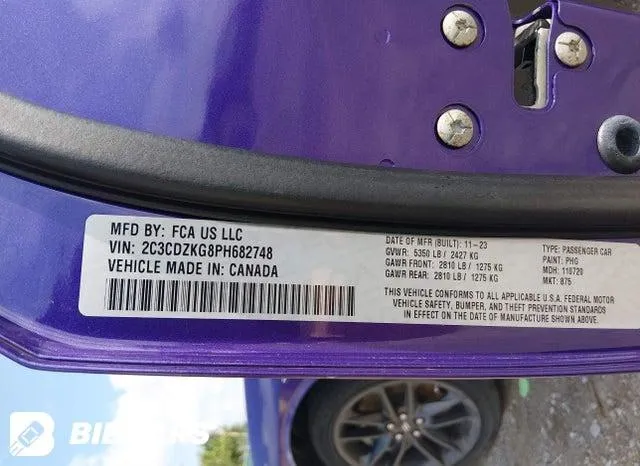 DODGE CHALLENGER GT AWD 2023