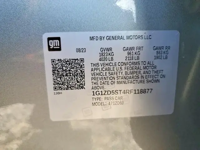 CHEVROLET MALIBU LT 2023