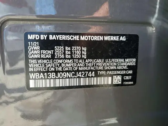 BMW 530 XI 2022