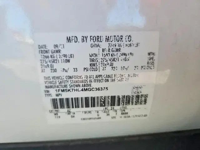 FORD EXPLORER ST 2023