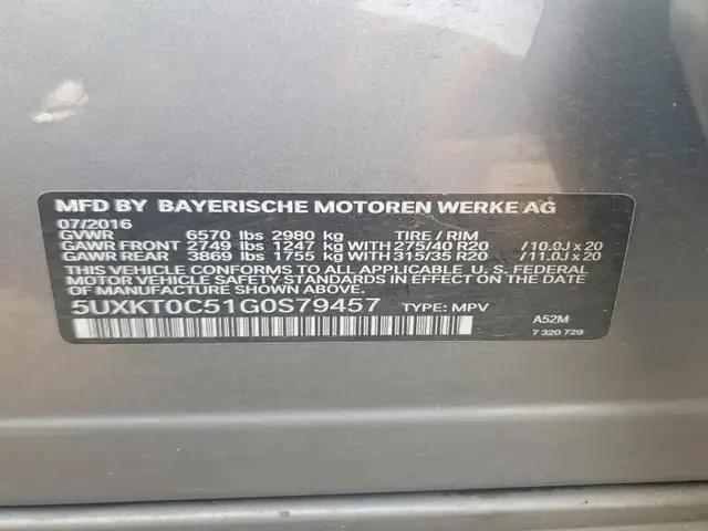 BMW X5 XDR40E 2016
