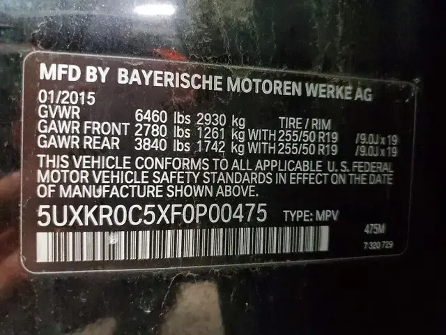 BMW X5 XDRIVE35I 2015