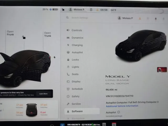 TESLA MODEL Y LONG RANGE 2020