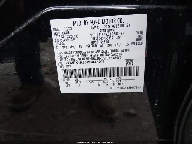 FORD EDGE TITANIUM 2024
