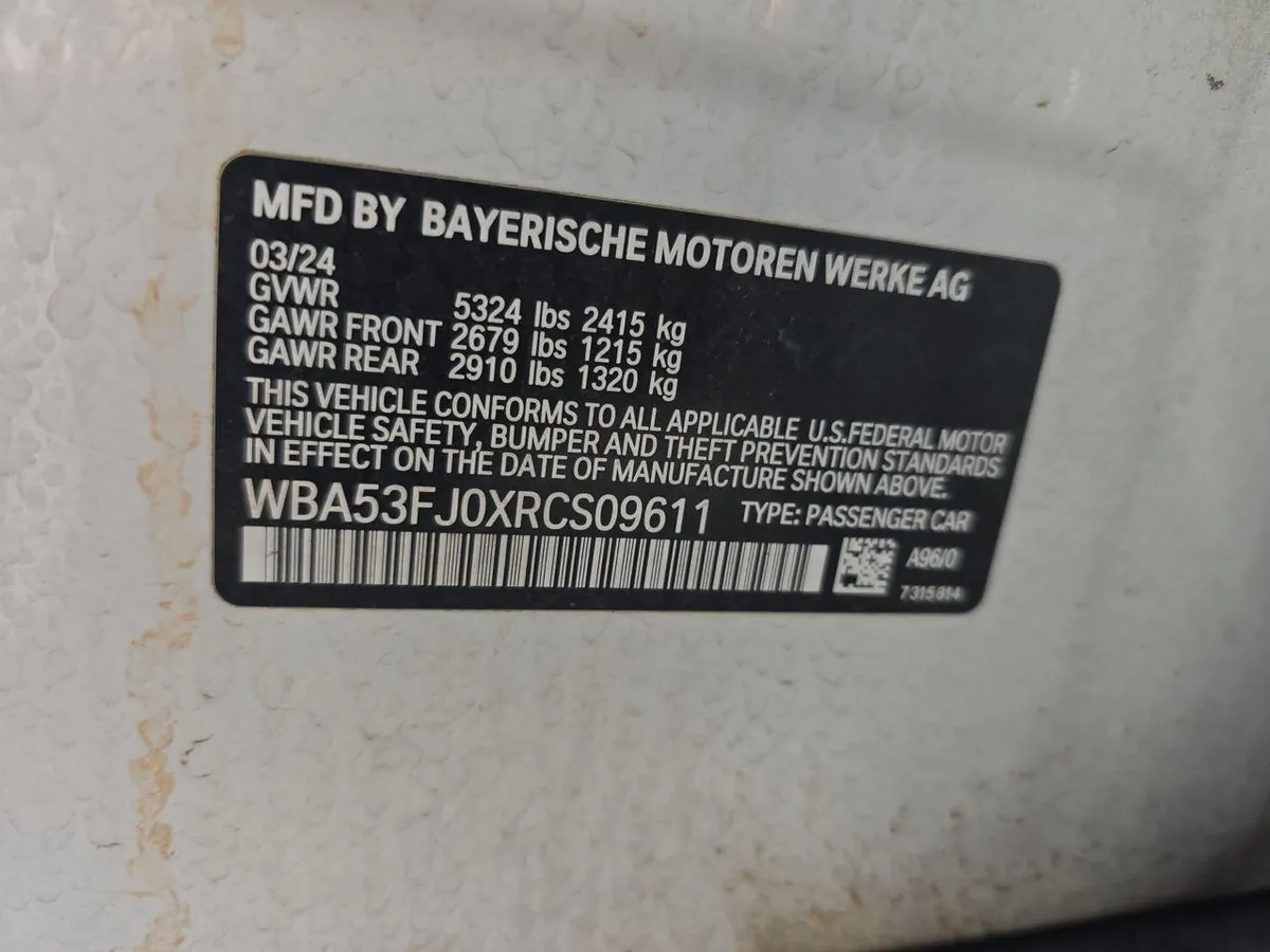 BMW 5 SERIES SEDAN 530I 2024
