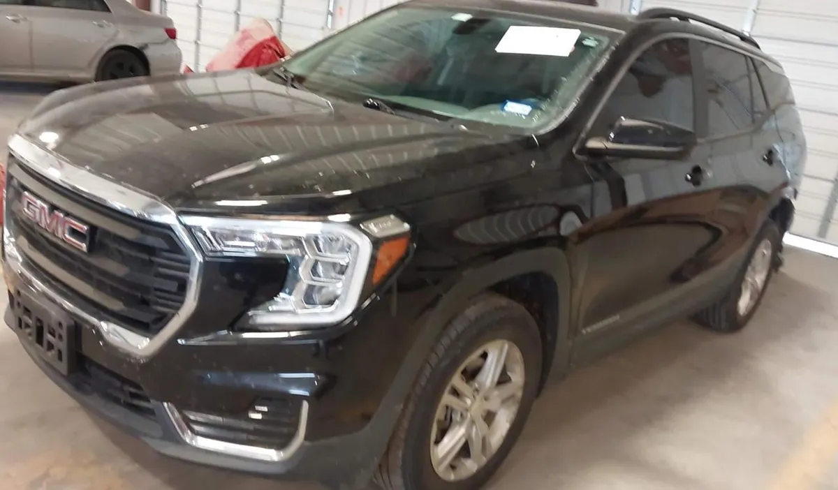 GMC TERRAIN ЧЕРНЫЙ КУЗОВ ТКАНЕВЫЙ САЛОН КЛИМАТ-КОНТРОЛЬ КНОПКА ЗАПУСКА БЕСКЛЮЧЕВОЙ ДОСТУП КАМЕРА ЗАДНЕГО ВИДА ЛИ 2022