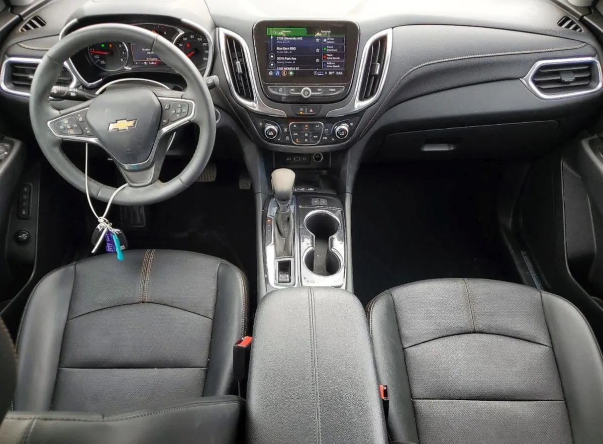 CHEVROLET EQUINOX МАКСИМАЛЬНАЯ PREMIER. ЧЕРНЫЙ КУЗОВ КОЖАНЫЙ САЛОН СВЕТОДИОДНАЯ ОПТИКА КЛИМАТ-КОНТРОЛЬ КНОПКА ЗАПУСКА 2023