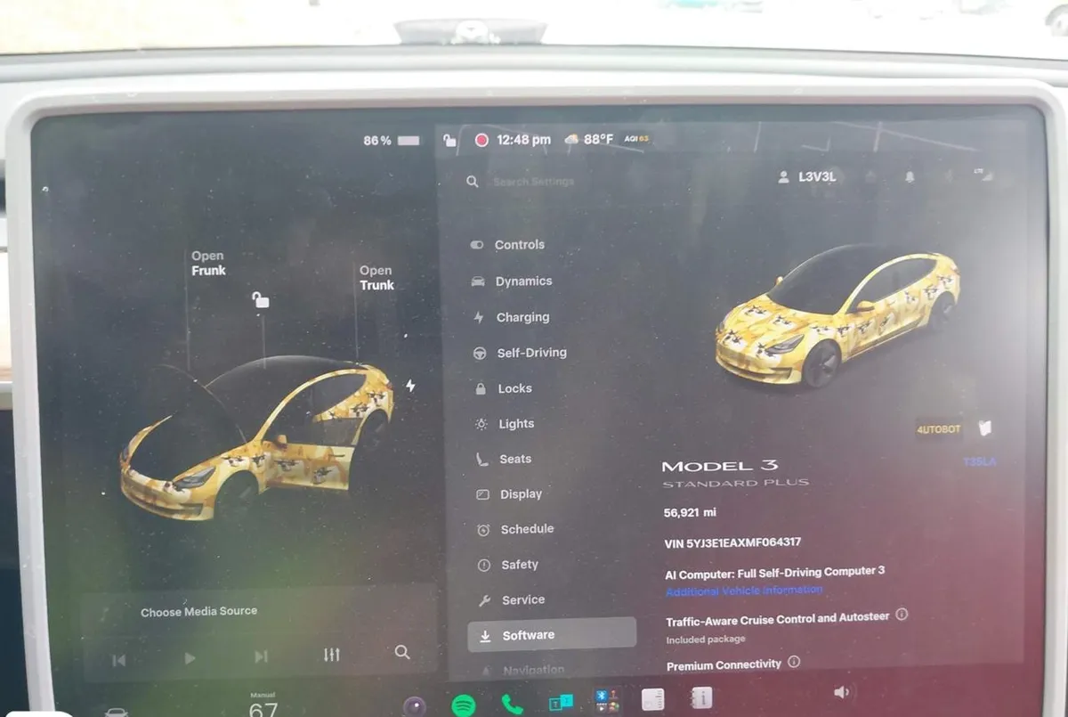 TESLA MODEL 3 SR+ ( ПАНОРАМА АВТОПИЛОТ КОЖАНЫЙ САЛОН ОБНОВЛЕННАЯ КОНСОЛЬ) 2021