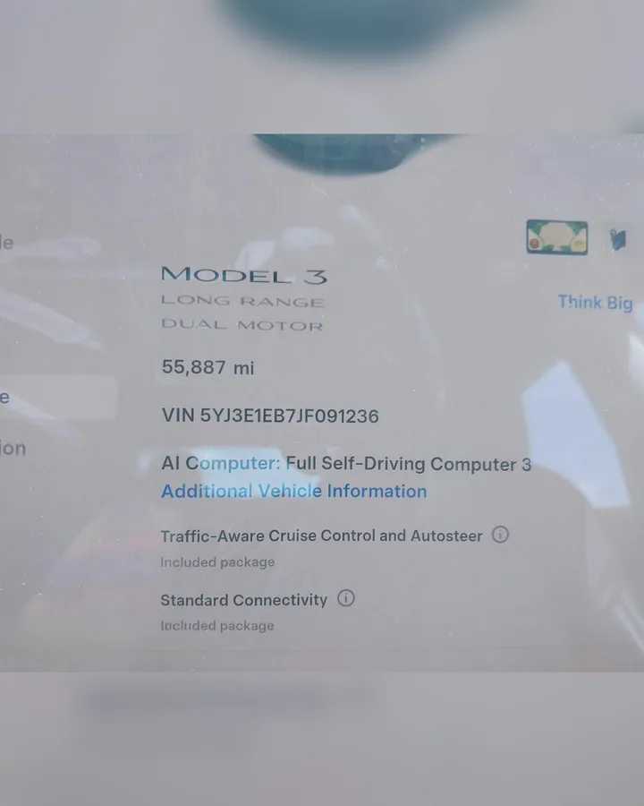 TESLA MODEL 3 2018