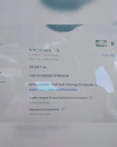 TESLA MODEL 3 2018